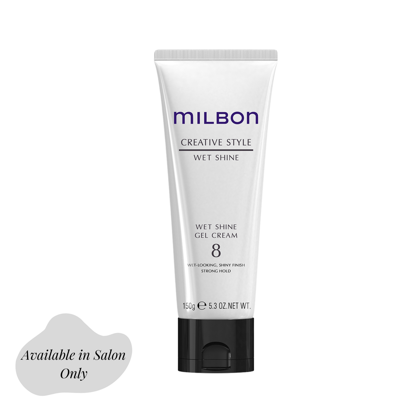 Milbon Wet Shine Gel Cream – High Gloss & Satin Finish, Buildable Hold