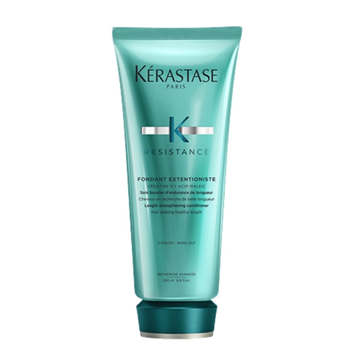 Kérastase Résistance Extensioniste conditioner — strengthens fragile hair, reduces breakage, and promotes longer, healthier-looking strands.