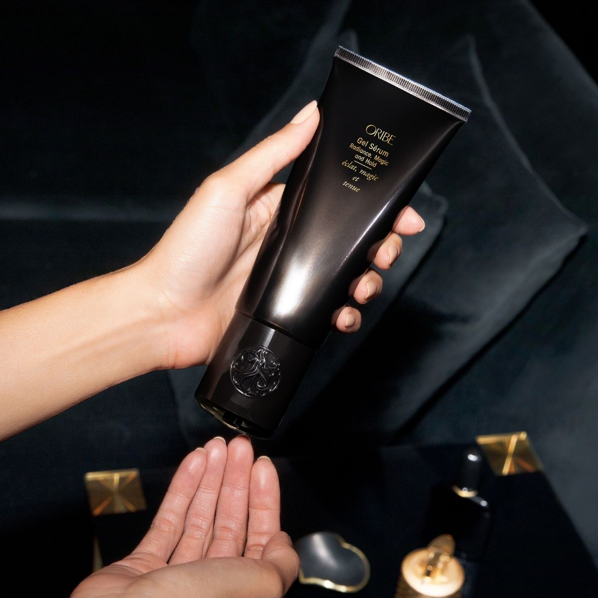 Oribe Gel Serum – Luxury Hair Treatment for Shiny, Healthy Hair, Lifestyle Product Image