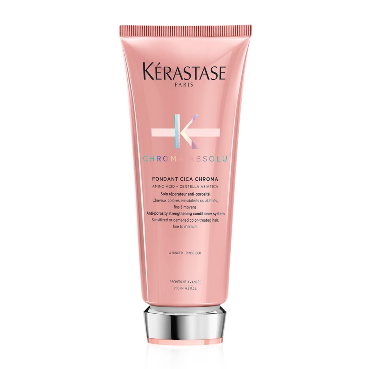 Kérastase Chroma Absolu conditioner bottle — protects and nourishes color-treated hair while enhancing shine and softness.