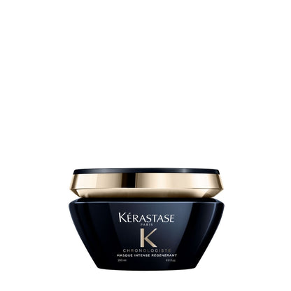 Kérastase Chronologiste hair mask jar — luxurious formula that deeply nourishes, revitalizes, and adds shine to hair.