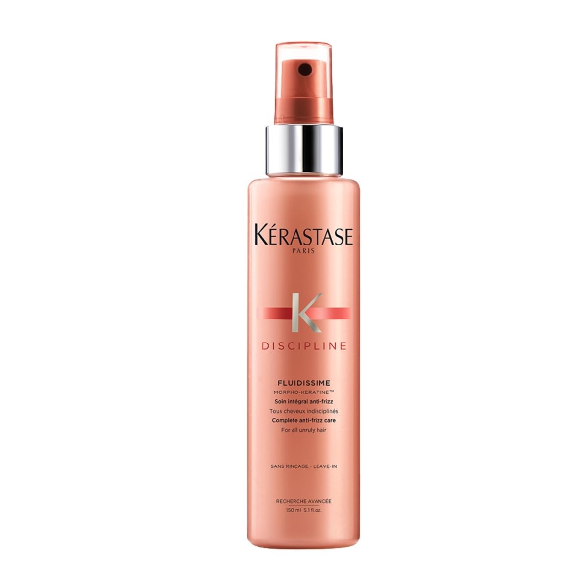 Kérastase Discipline leave-in spray — smooths frizz, protects hair from humidity, and enhances manageability for sleek, shiny hair.