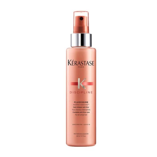 Kérastase Discipline leave-in spray — smooths frizz, protects hair from humidity, and enhances manageability for sleek, shiny hair.