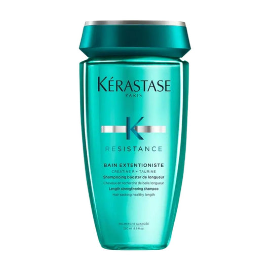 Kérastase Résistance Extensioniste shampoo — strengthens fragile hair, reduces breakage, and promotes longer, healthier-looking strands.