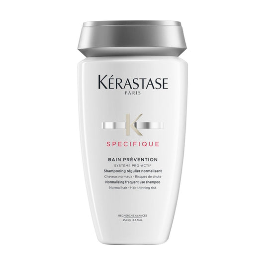 Kérastase Spécifique Prévention shampoo — helps prevent hair loss, strengthens hair, and maintains a healthy scalp.