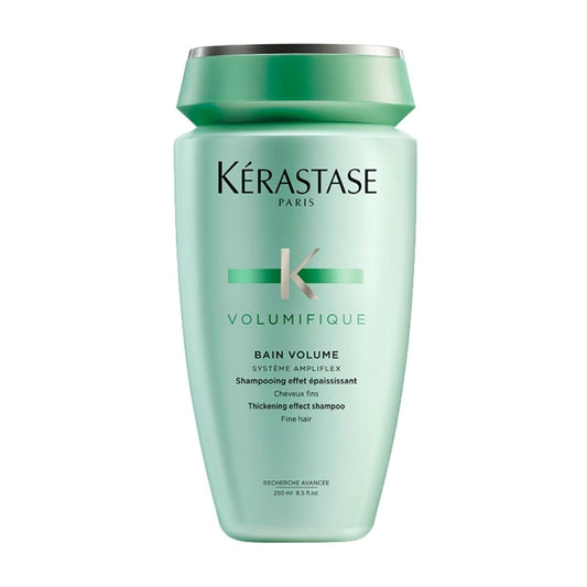 Kérastase Volumifique shampoo bottle — lightweight body-boosting formula for fine, flat hair.