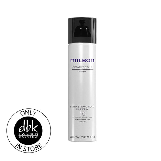 Milbon Extra Strong Hold Hairspray 10 – Professional Salon Hair Styling Spray for Maximum Hold