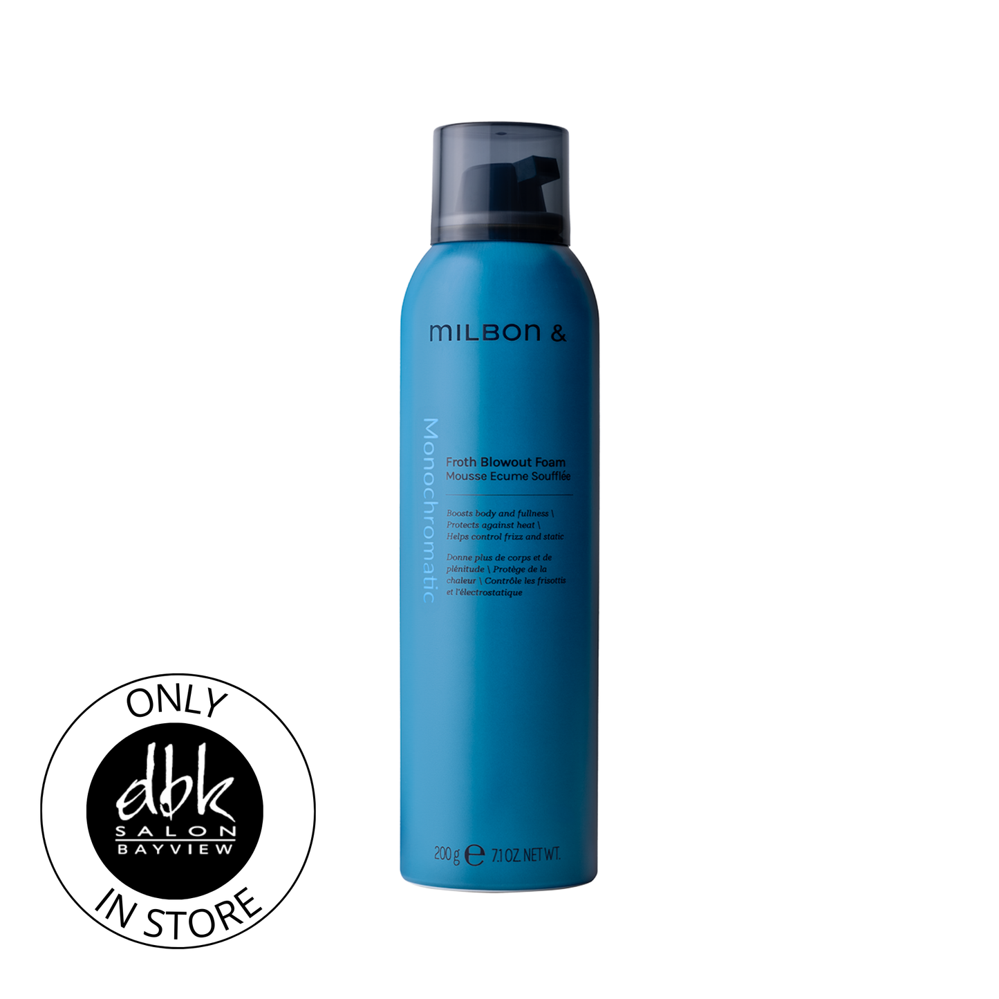 Milbon Froth Blowout Foam – Volume, Smoothness & Heat Protection