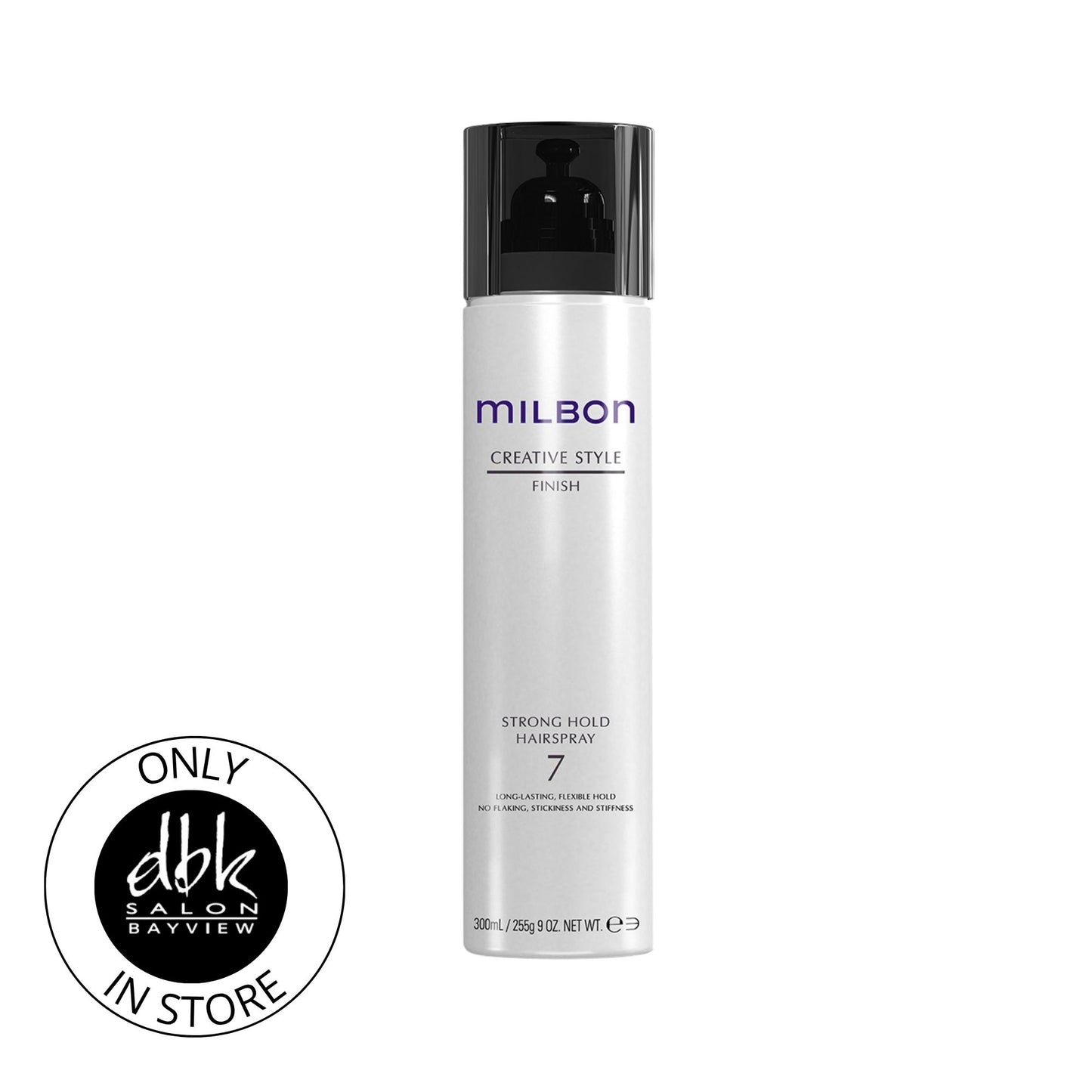 Milbon Strong Hold Hairspray 7 – Salon Hair Styling Spray for Long-Lasting Hold