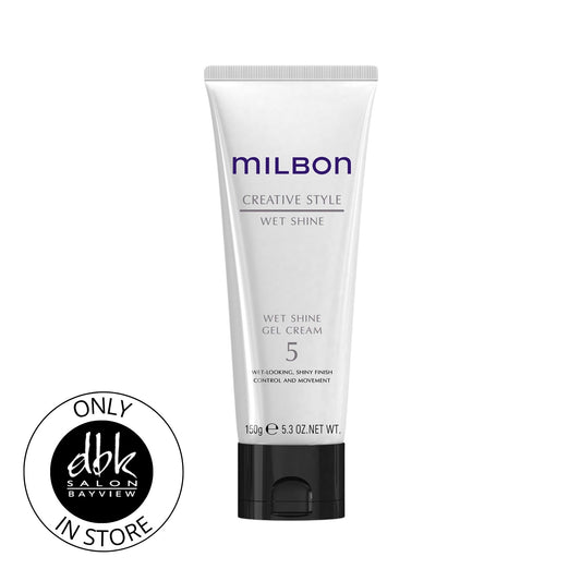 Milbon Wet Shine Gel Cream 5 – Salon Hair Styling Product for Shiny, Defined Hair