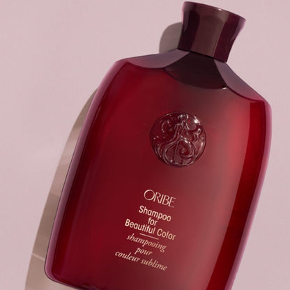 Oribe Beautiful Color Shampoo – Professional Haircare for Vibrant, Color-Treated Hair, Angled View