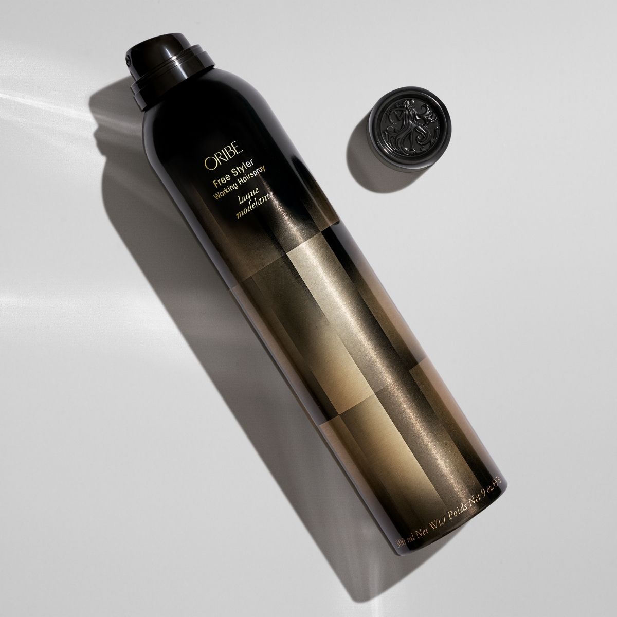 Oribe Free Styler Working Hairspray – Luxury Hair Styling Spray for Flexible Hold, Angled View