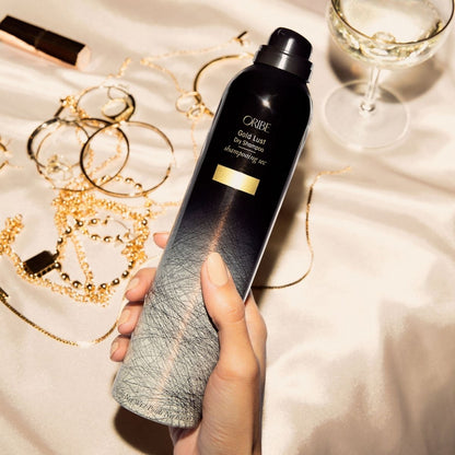 Oribe Gold Lust Dry Shampoo – Premium Haircare for Voluminous Hair, Styled Lifestyle Image