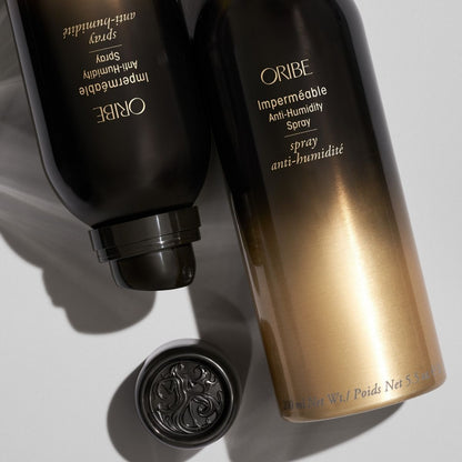 Oribe Impermeable Anti-Humidity Spray – Luxury Haircare Duo for Frizz-Free, Shiny Hair