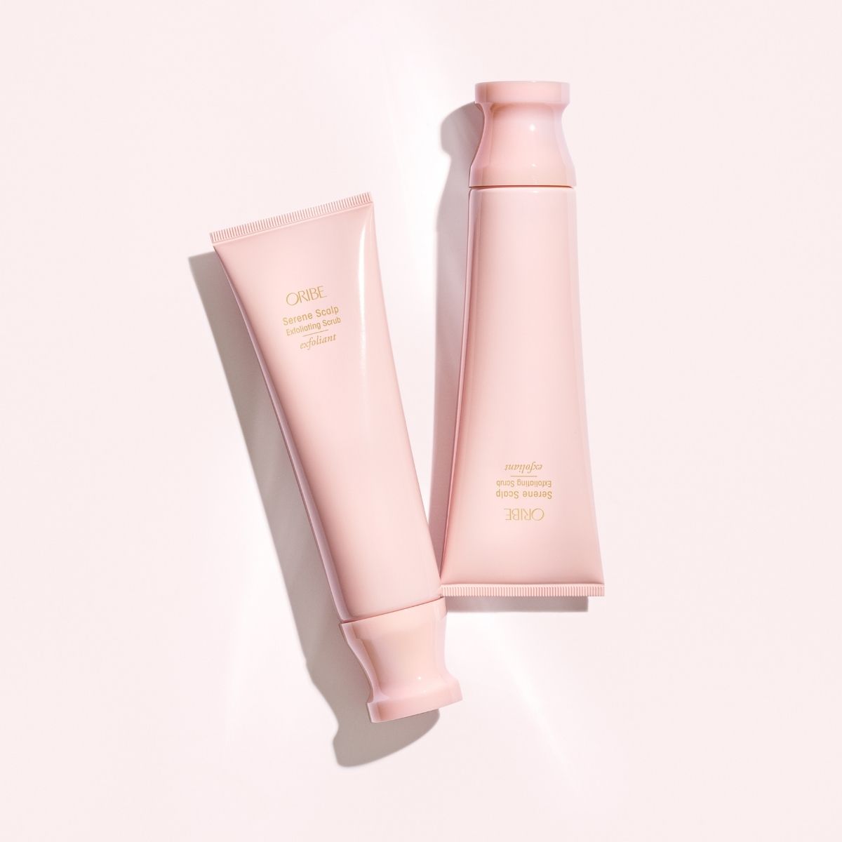 Oribe Serene Scalp Scrub – Luxury Haircare Duo for Healthy, Exfoliated Scalp, Angled View