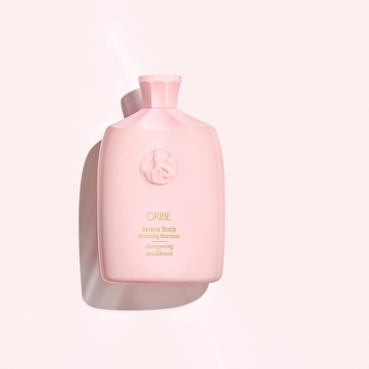 Oribe Serene Scalp Shampoo – Professional Haircare for Healthy Scalp, Pink Background Display