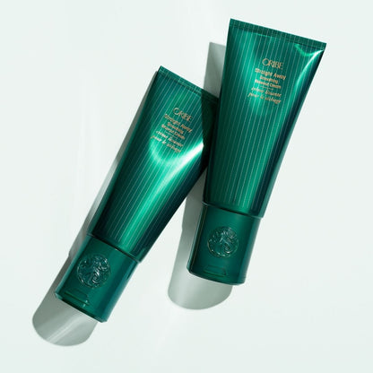 Oribe Straight Away Cream – Angled View of Professional Hair Styling Cream Set